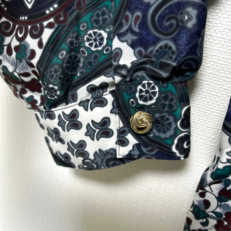 Classic Collection Long Sleeve Shirt Paisley Pattern Size 20W/40
