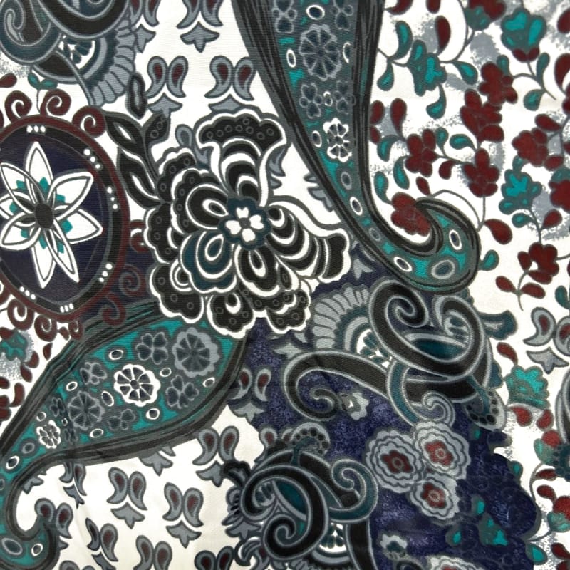 Classic Collection Long Sleeve Shirt Paisley Pattern Size 20W/40
