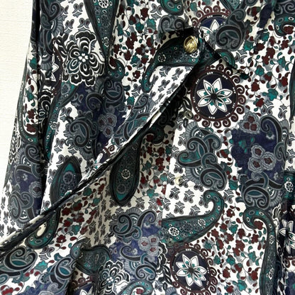 Classic Collection Long Sleeve Shirt Paisley Pattern Size 20W/40