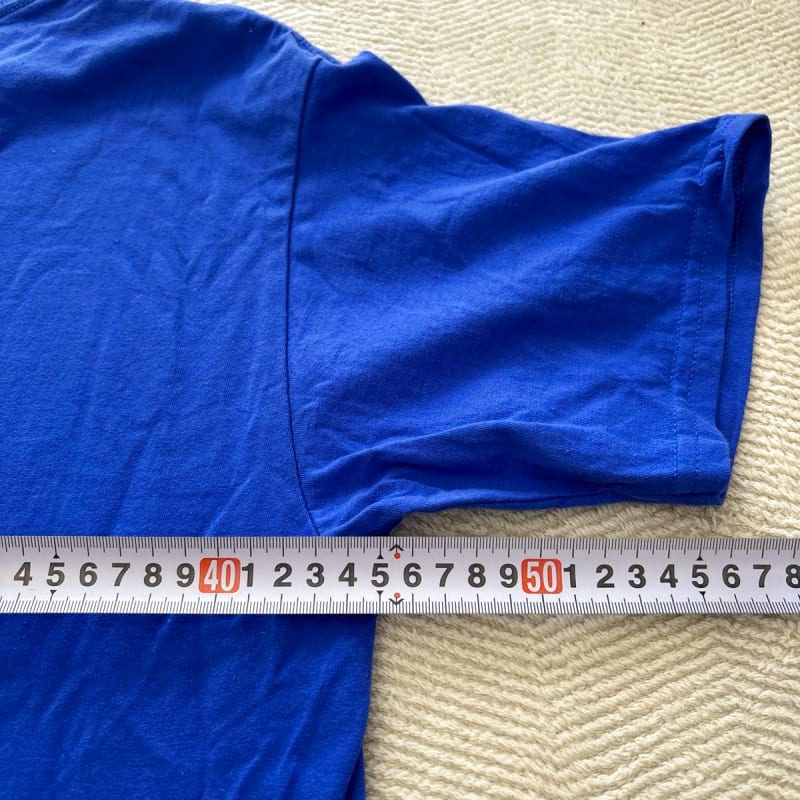 Kumanichi T-Shirt M Size Kumamoto Kumamon Kitano Blue