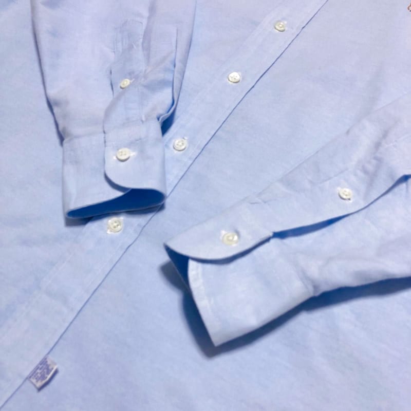 Ralph Lauren Oxford Button-Down Long Sleeve Shirt Blue