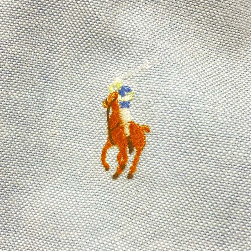 Ralph Lauren Oxford Button-Down Long Sleeve Shirt Blue