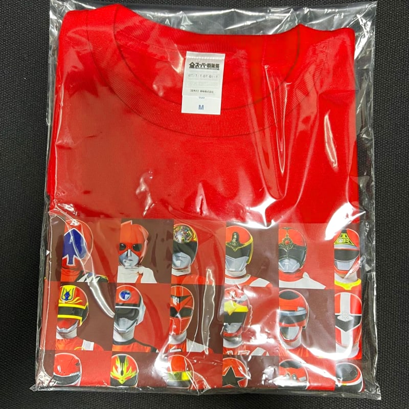 Super Sentai Exhibition T-Shirt Red Size M