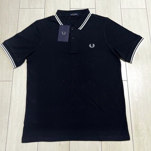Fred Perry Black Polo Shirt New with Tags