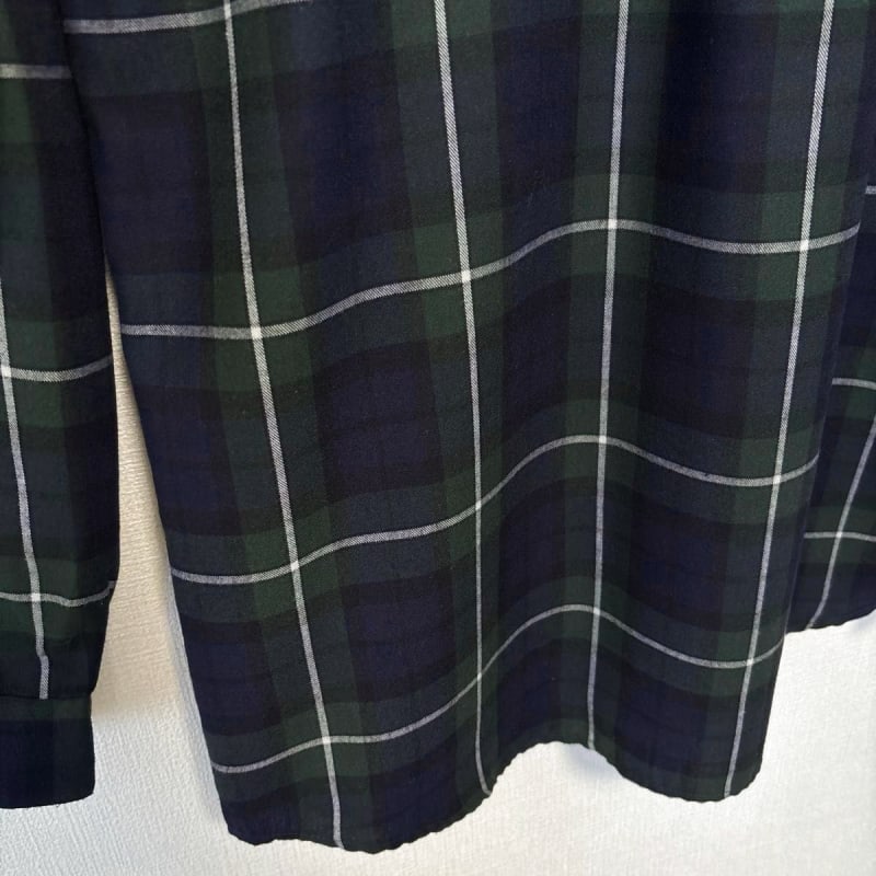 Sense of Place Urban Research Men's Check Long Sleeve Shirt Green M
