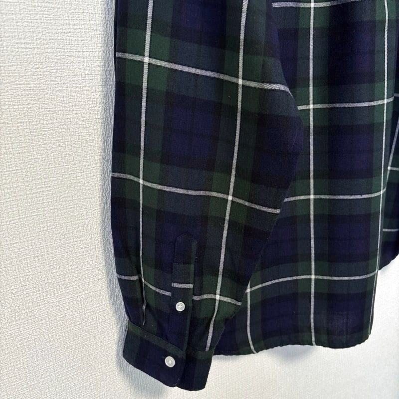 Sense of Place Urban Research Men's Check Long Sleeve Shirt Green M