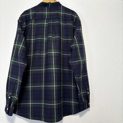 Sense of Place Urban Research Men's Check Long Sleeve Shirt Green M