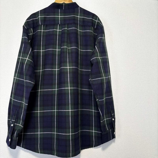 Sense of Place Urban Research Men's Check Long Sleeve Shirt Green M