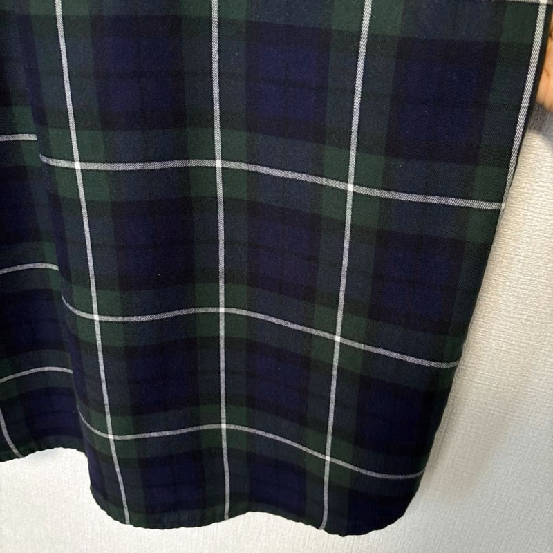 Sense of Place Urban Research Men's Check Long Sleeve Shirt Green M