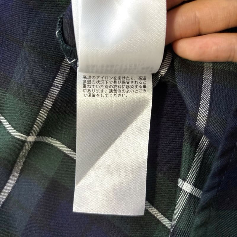 Sense of Place Urban Research Men's Check Long Sleeve Shirt Green M