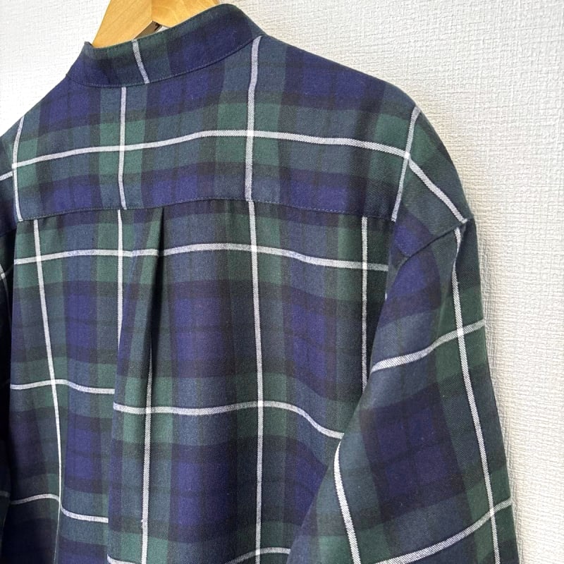 Sense of Place Urban Research Men's Check Long Sleeve Shirt Green M