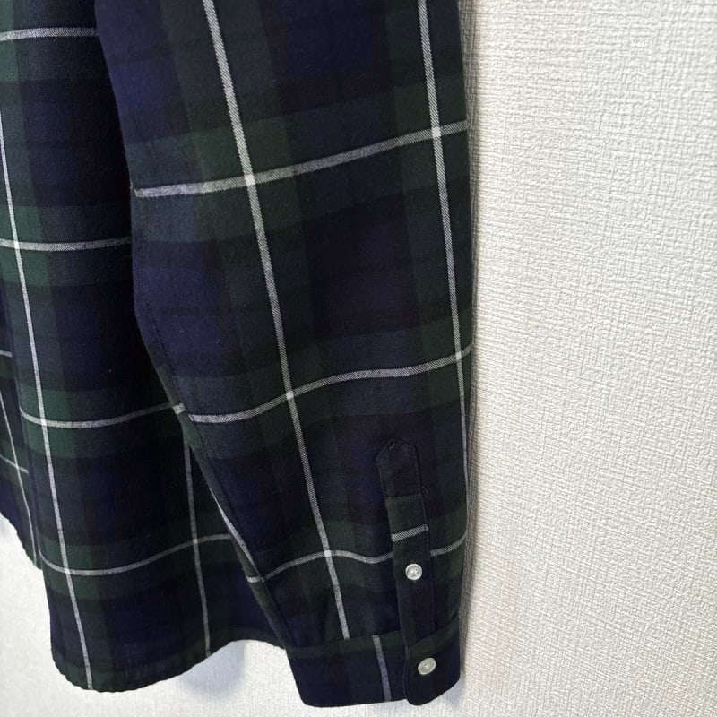 Sense of Place Urban Research Men's Check Long Sleeve Shirt Green M
