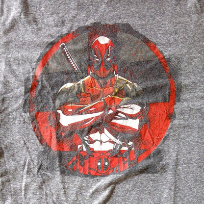 Deadpool T-Shirt Gray Size M Vintage