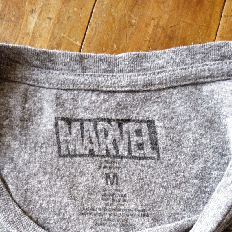 Deadpool T-Shirt Gray Size M Vintage
