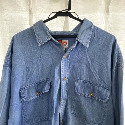 90s Disney Denim Shirt Winnie The Pooh XL