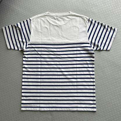 Beams Heart Striped T-Shirt L Size