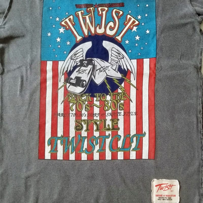 [Sale!!] Twist CLT Vintage T-Shirt Gray M