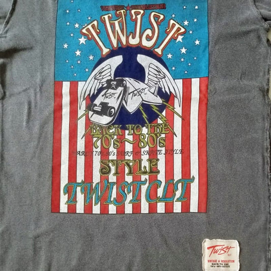 [Sale!!] Twist CLT Vintage T-Shirt Gray M