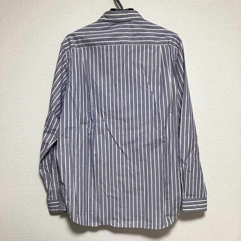 New Edifice Shirt Men's Stripe Blue L