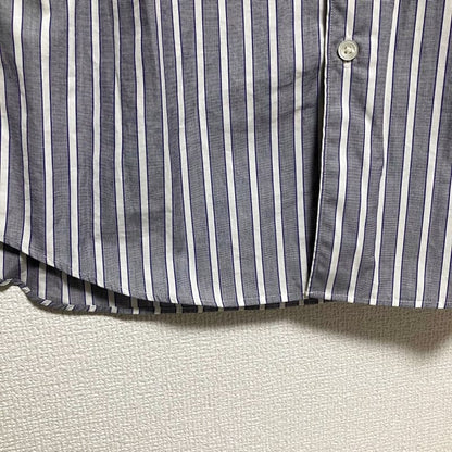 New Edifice Shirt Men's Stripe Blue L