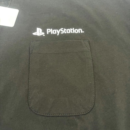 PlayStation Logo Pocket T-Shirt L Size Black
