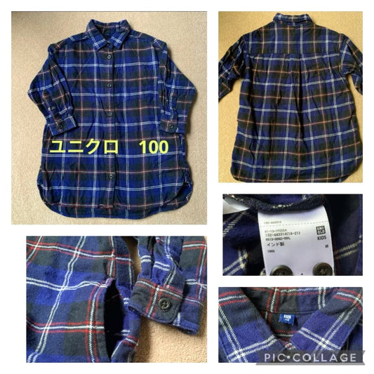 Uniqlo Shirt Dress Size 100
