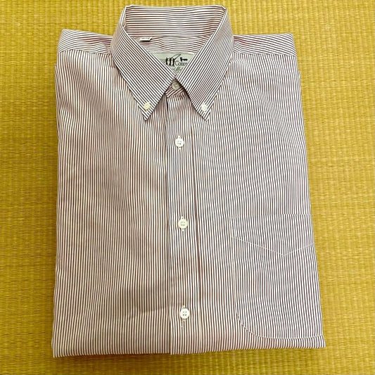Henry Cotton's Button Down Long Sleeve Shirt Size L