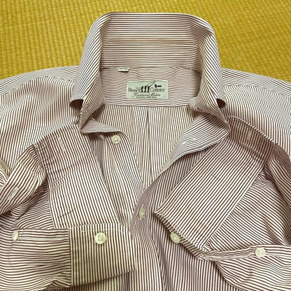 Henry Cotton's Button Down Long Sleeve Shirt Size L