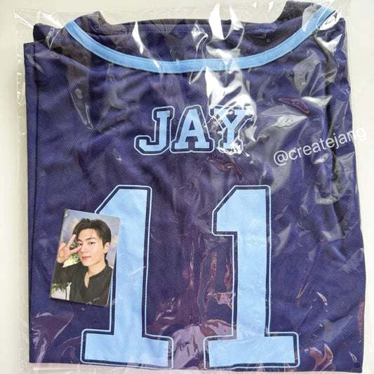 ENHYPEN Uniform Shirt with Jay Trading Card