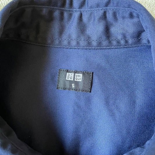 Uniqlo Twill Overshirt Navy Size S