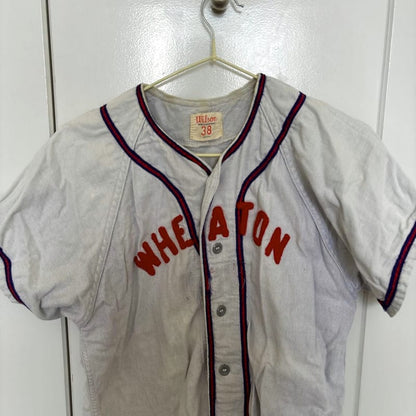 Wilson Vintage Baseball Shirt Wheaton Size 38