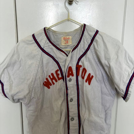 Wilson Vintage Baseball Shirt Wheaton Size 38