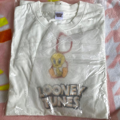Looney Tunes T-Shirt White Free Size