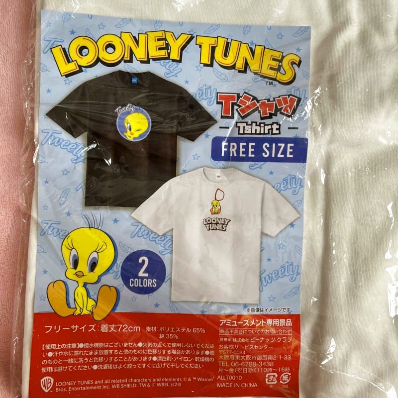 Looney Tunes T-Shirt White Free Size