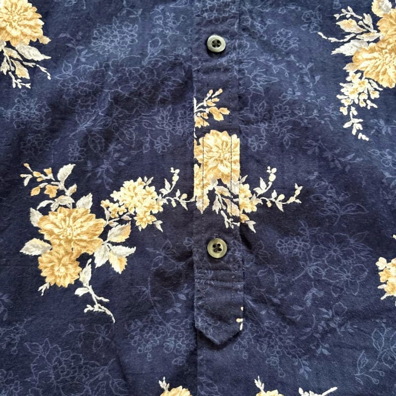 Nicole Club For Men Floral Shirt Navy Size M