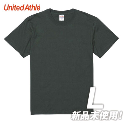 United Athle High-Quality T-Shirt L Size Grayish Green 100% Cotton