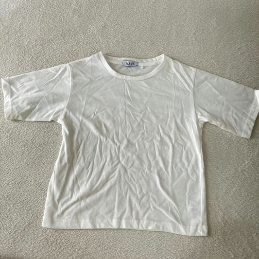 White T-Shirt Size 120