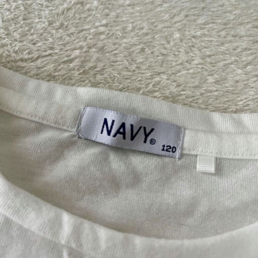 White T-Shirt Size 120