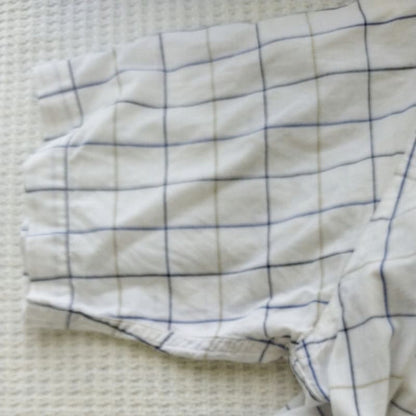 Fila Short Sleeve Button Down Shirt Size L Checkered