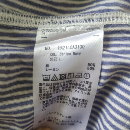 American Holic Striped Hooded Shirt