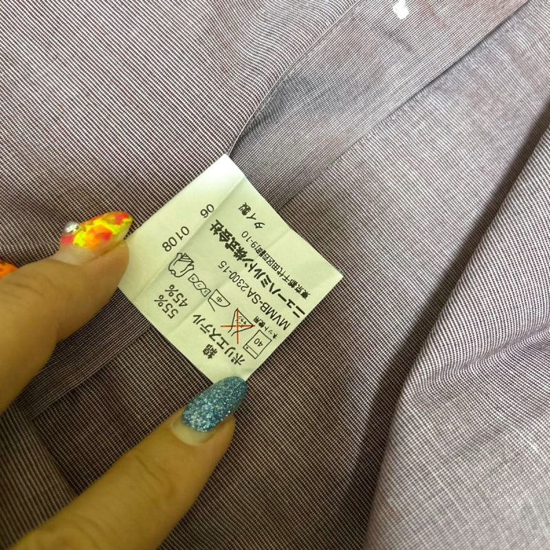Mario Valentino Long Sleeve Shirt Size 43-78