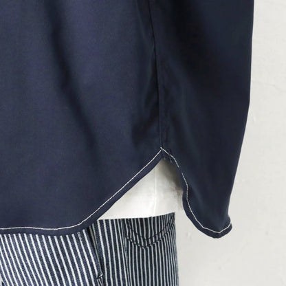 Baseball Shirt Style Short Sleeve Shirt Navy Casual Men's