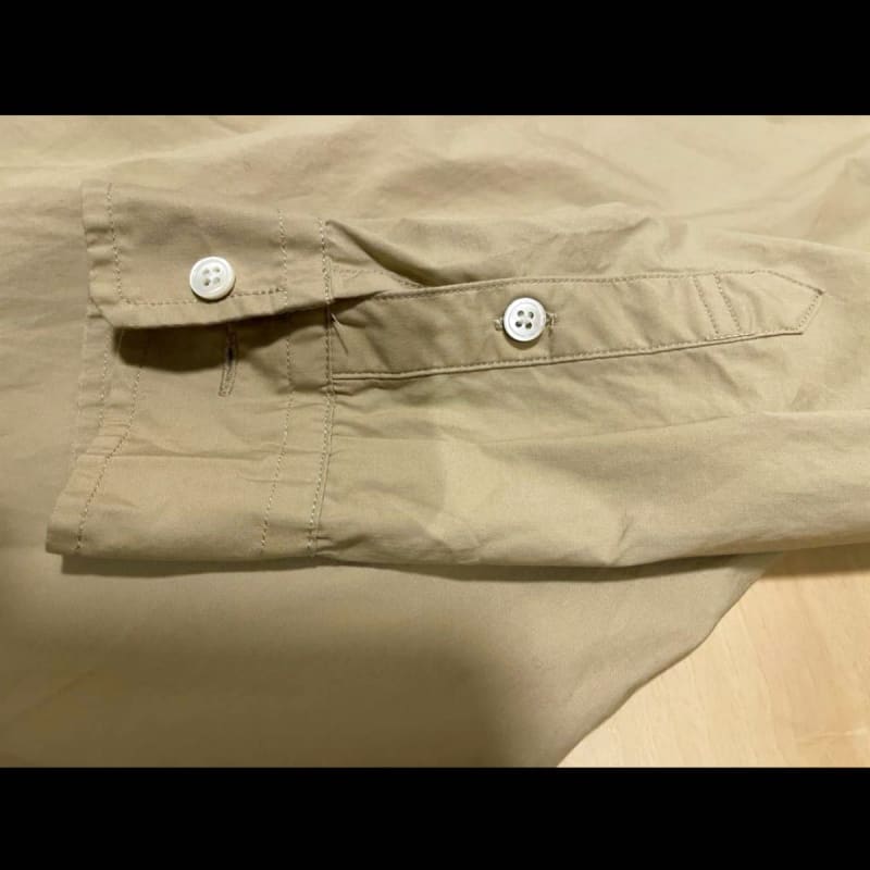 SHIPS Days Standard Beige Long Sleeve Shirt S/M