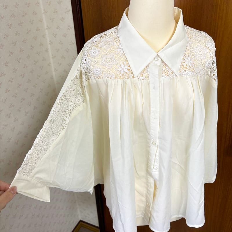 Lace Blouse Size 38 Used