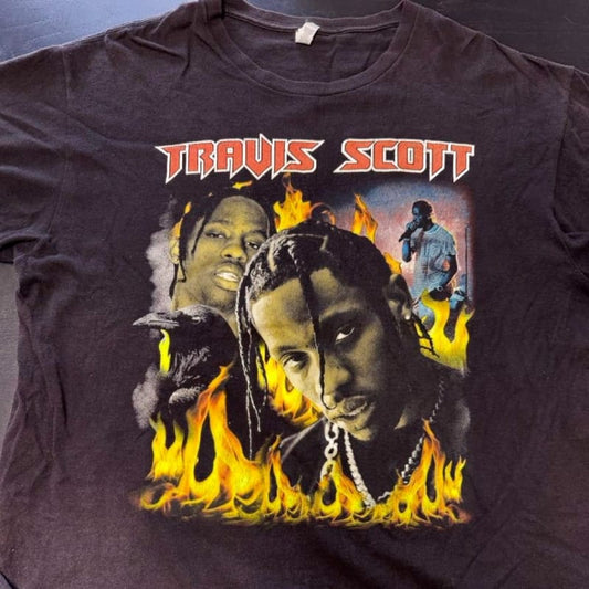 Travis Scott T-Shirt Black XL Size