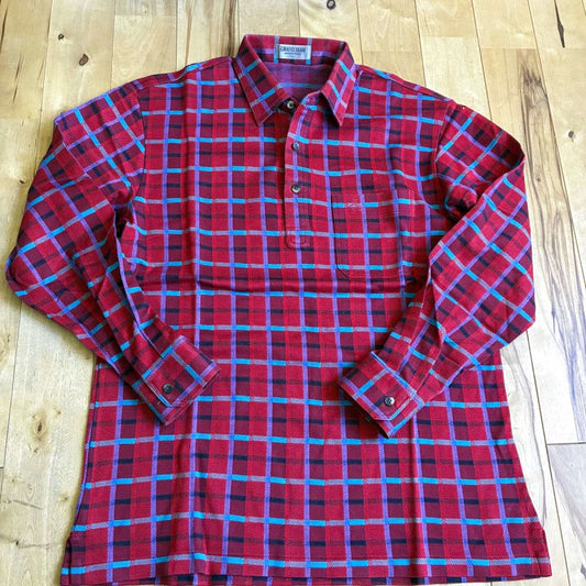 Munsingwear Checkered Flannel Shirt L
