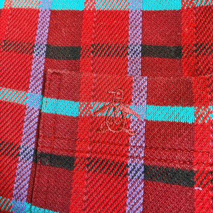 Munsingwear Checkered Flannel Shirt L