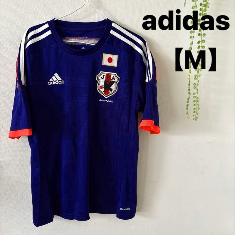 Adidas Japan National Team Soccer Jersey Short Sleeve Blue M