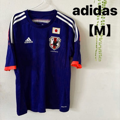 Adidas Japan National Team Soccer Jersey Short Sleeve Blue M