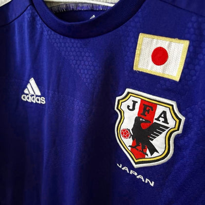 Adidas Japan National Team Soccer Jersey Short Sleeve Blue M
